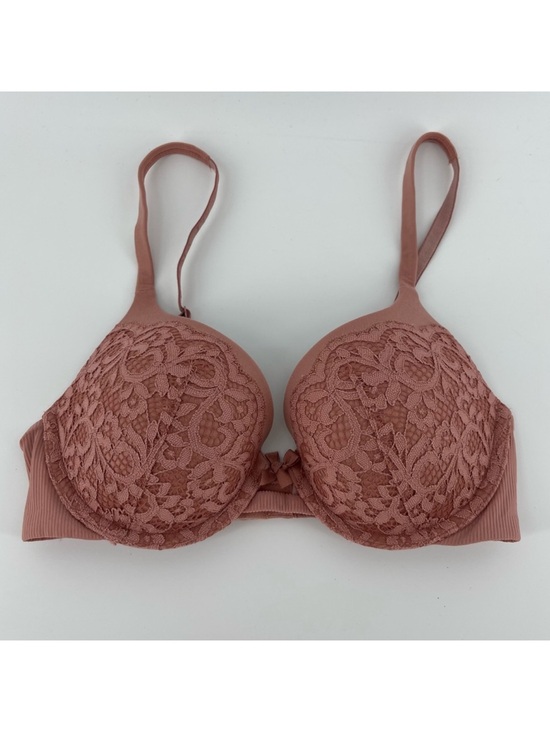 Victoria's Secret Other - Victoria's Secret Body by Victoria Perfect Shape Lace Bra, Rose Pink, Size 32C